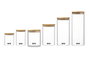 Quttin Tarro de Borosilicato Bamboo Quttin 600ml, Set de 12 unidades