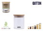 Quttin Tarro de Borosilicato Bamboo Quttin 600ml, Set de 12 unidades