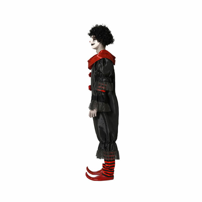 Disfraz Payaso Diabólico para Hombre Adulto - Negro con Rojo - XS-S Disfraz Payaso Diabólico para Hombre Adulto - Negro con Rojo - XS-S