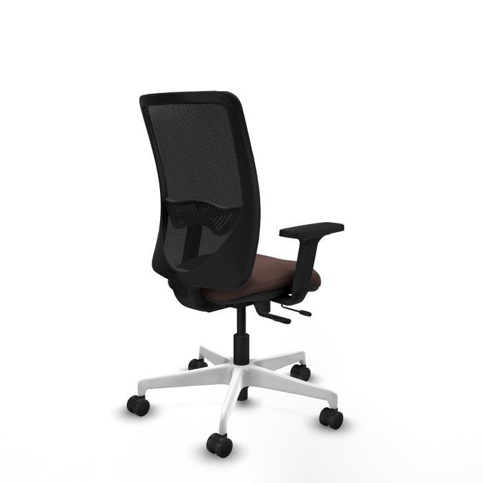 PIQUERAS Y CRESPO Silla de oficina Zulema con mecanismo Sincro/Traslack, Marrón oscuro y Negro PIQUERAS Y CRESPO Silla de oficina Zulema con mecanismo Sincro/Traslack, Marrón oscuro y Negro