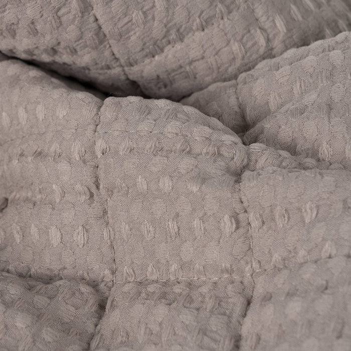 Colcha Taupe Poliester Dormitorio 180 X 260 cm