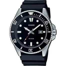 Casio CAS4549526323973 Reloj Colección Hombre Negro y Acero Resistencia Agua 20 Bares Cristal Mineral Cuarzo