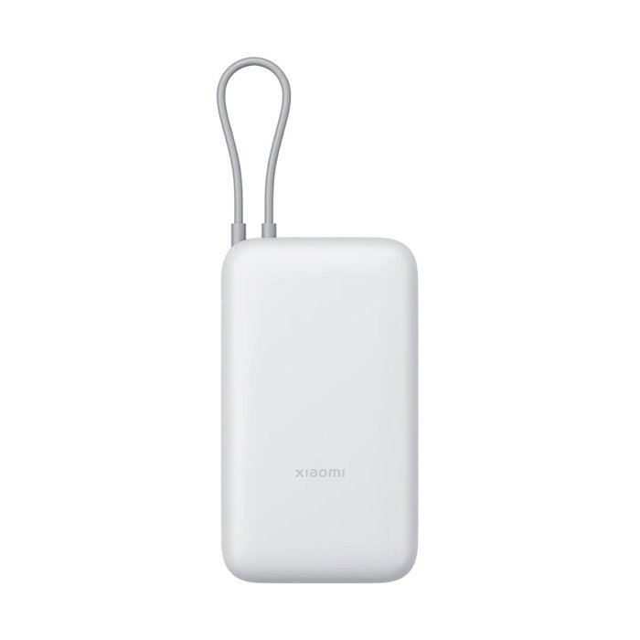 Xiaomi Power Bank 20000mAh 22.5W con cable USB-C integrado, Gris claro