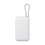 Xiaomi Power Bank 20000mAh 22.5W con cable USB-C integrado, Gris claro