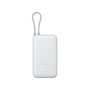 Xiaomi Power Bank 20000mAh 22.5W con cable USB-C integrado, Gris claro