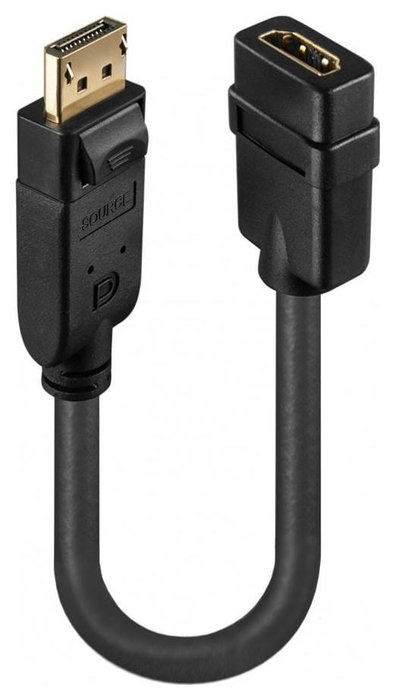 Lindy Convertidor DisplayPort 1.2 a HDMI 1.3 41005 Negro Lindy Convertidor DisplayPort 1.2 a HDMI 1.3 41005 Negro