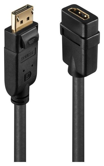 Lindy Convertidor DisplayPort 1.2 a HDMI 1.3 41005 Negro Lindy Convertidor DisplayPort 1.2 a HDMI 1.3 41005 Negro