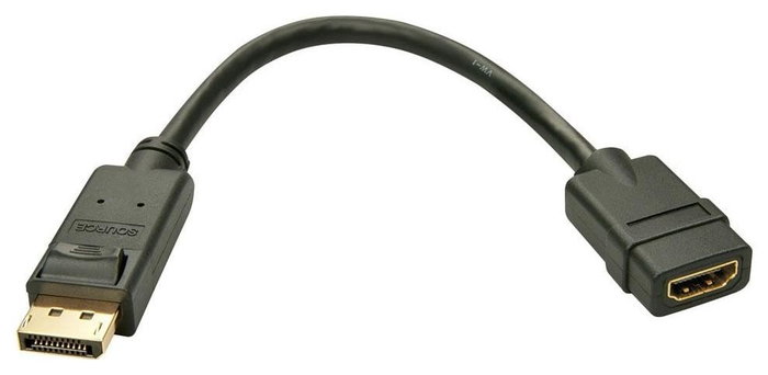 Lindy Convertidor DisplayPort 1.2 a HDMI 1.3 41005 Negro Lindy Convertidor DisplayPort 1.2 a HDMI 1.3 41005 Negro