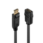 Lindy Convertidor DisplayPort 1.2 a HDMI 1.3 41005 Negro