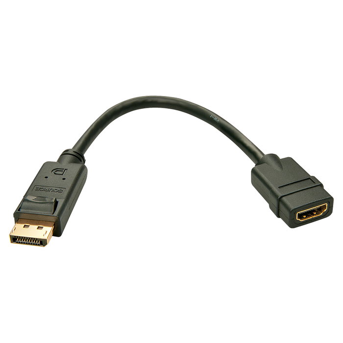 Lindy Convertidor DisplayPort 1.2 a HDMI 1.3 41005 Negro Lindy Convertidor DisplayPort 1.2 a HDMI 1.3 41005 Negro