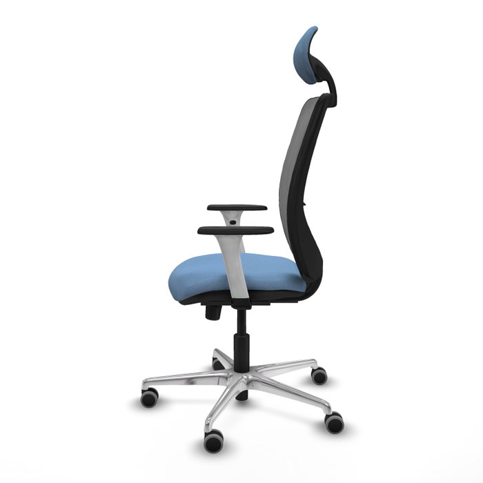 PIQUERAS Y CRESPO Silla de oficina Zulema con mecanismo Sincro Azul cielo y Gris PIQUERAS Y CRESPO Silla de oficina Zulema con mecanismo Sincro Azul cielo y Gris
