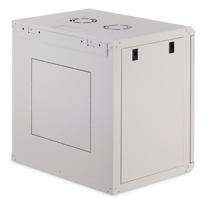 Digitus Caja de Rack Mural Dynamic Basic, 12U/638.4mm, Bastidor de Pared, 600x450mm, Gris