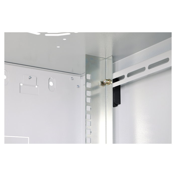 Digitus Caja de Rack Mural Dynamic Basic, 12U/638.4mm, Bastidor de Pared, 600x450mm, Gris