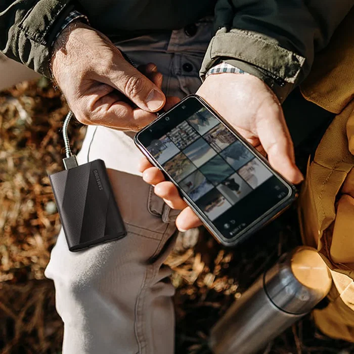 Samsung T9 Portable SSD 1TB - MU-PG1T0B - Disco Duro Externo NVMe USB-C 3.2 Gen 2 (2000 MB/s) Negro