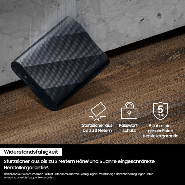 Samsung Portable SSD T9 1 TB Negro