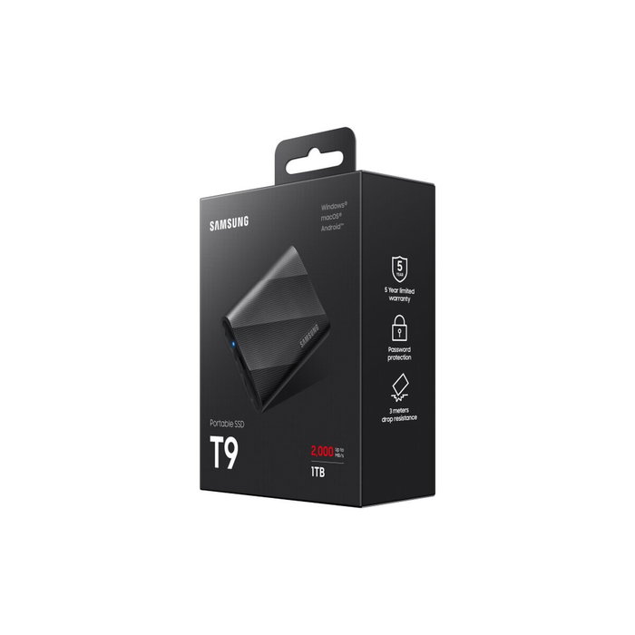 Samsung Portable SSD T9 1 TB Negro