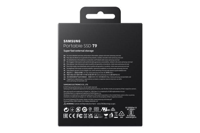 Samsung Portable SSD T9 1 TB Negro