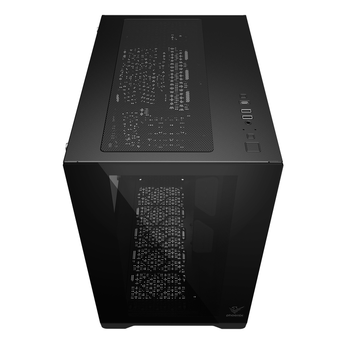 Phoenix technologies Zephyr Torre PC Case, Caja Ordenador Gaming Cubo con Panel Cristal Templado, Soporte GPUs hasta 380mm y Refrigeración Líquida Phoenix technologies Zephyr Torre PC Case, Caja Ordenador Gaming Cubo con Panel Cristal Templado, Soporte GPUs hasta 380mm y Refrigeración Líquida