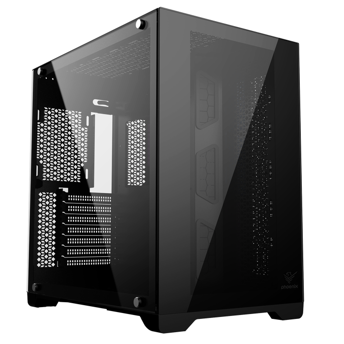 Phoenix technologies Zephyr Torre PC Case, Caja Ordenador Gaming Cubo con Panel Cristal Templado, Soporte GPUs hasta 380mm y Refrigeración Líquida Phoenix technologies Zephyr Torre PC Case, Caja Ordenador Gaming Cubo con Panel Cristal Templado, Soporte GPUs hasta 380mm y Refrigeración Líquida