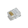LogiLink Conectores Modulares RJ12 6P6C sin blindaje, 100 unidades