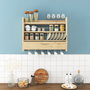 Hanah Home Estantería de Cocina Roble 85x15x65 cm