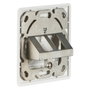 EFB Elektronik Toma de red 2-fach para Keystones, Blanco, RAL 9003