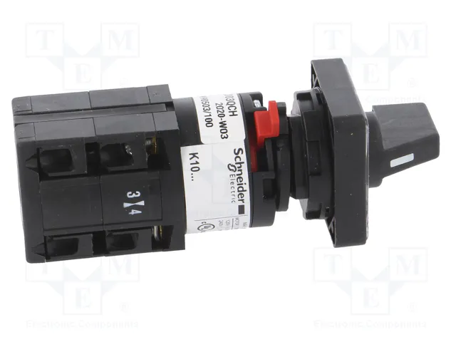 SCHNEIDER ELECTRIC Interruptor de leva de 4 posiciones 10A