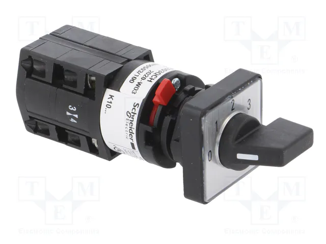 SCHNEIDER ELECTRIC Interruptor de leva de 4 posiciones 10A