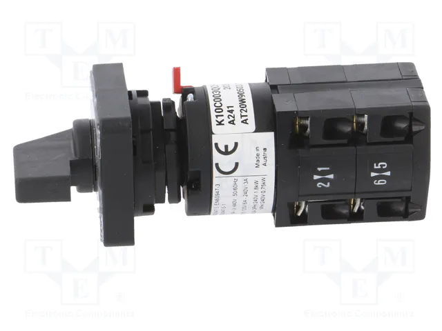 SCHNEIDER ELECTRIC Interruptor de leva de 4 posiciones 10A