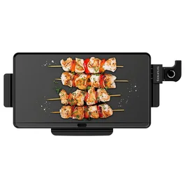 Taurus Grill Steakmax 2200 - Plancha eléctrica independiente 2200 W, Negro, 49x27 cm, control giratorio y termostato