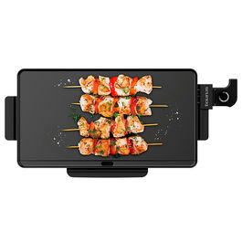 Taurus Plancha de Asar Steakmax 2200W, 47x29cm, Antiadherente Libre de PFOA, Control de Temperatura, Bandeja Recoge Grasas