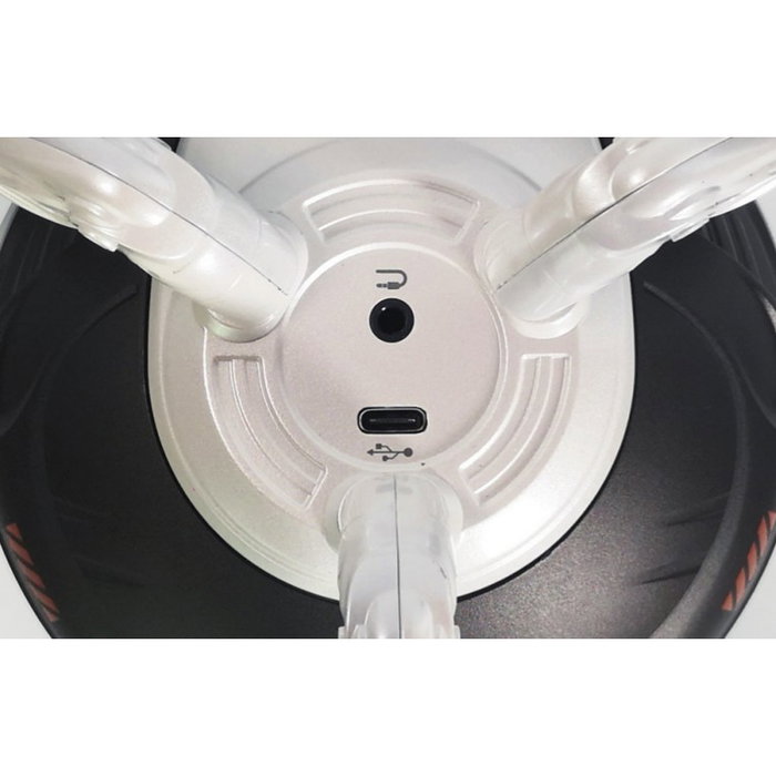 Zoeao GravaStar F Altavoz Bluetooth, Color Blanco Perla