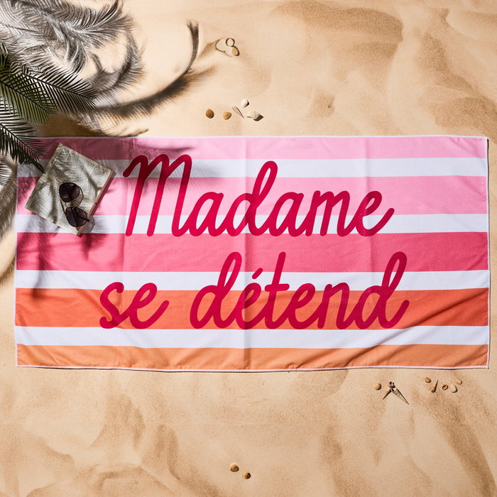 Jet Lag Toalla de Playa 70x140 cm - Colores Surtidos: Fucsia, Azul