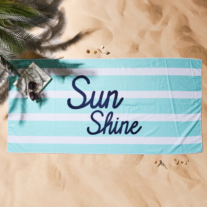 Jet Lag Toalla de Playa 70x140 cm - Colores Surtidos: Fucsia, Azul