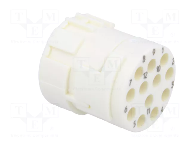 HARTING Conector M23 hembra de 12 pines industrial
