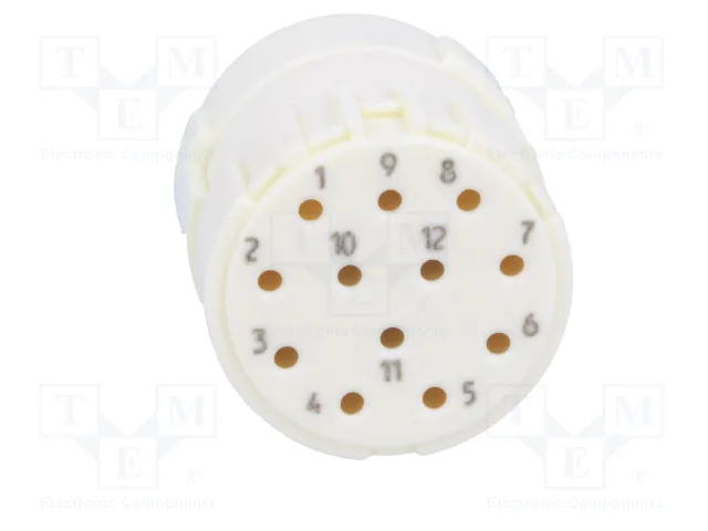 HARTING Conector M23 hembra de 12 pines industrial