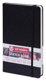 Talens Cuaderno de Bocetos Arts Creation 13x21 cm, 80 Hojas, 140 gr, Negro