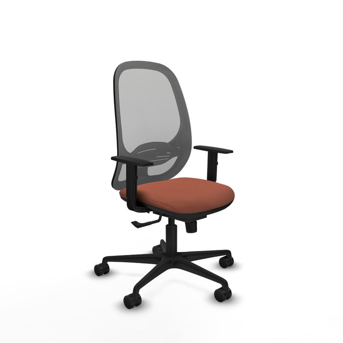 PIQUERAS Y CRESPO Silla de oficina Cilanco con mecanismo Sincro, Marrón y Gris PIQUERAS Y CRESPO Silla de oficina Cilanco con mecanismo Sincro, Marrón y Gris