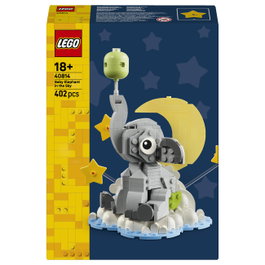 LEGO 40814 Seasonal Schwebender Baby-Elefant 402 Piezas Juego de Construcción Multicolor para Niños y Niñas