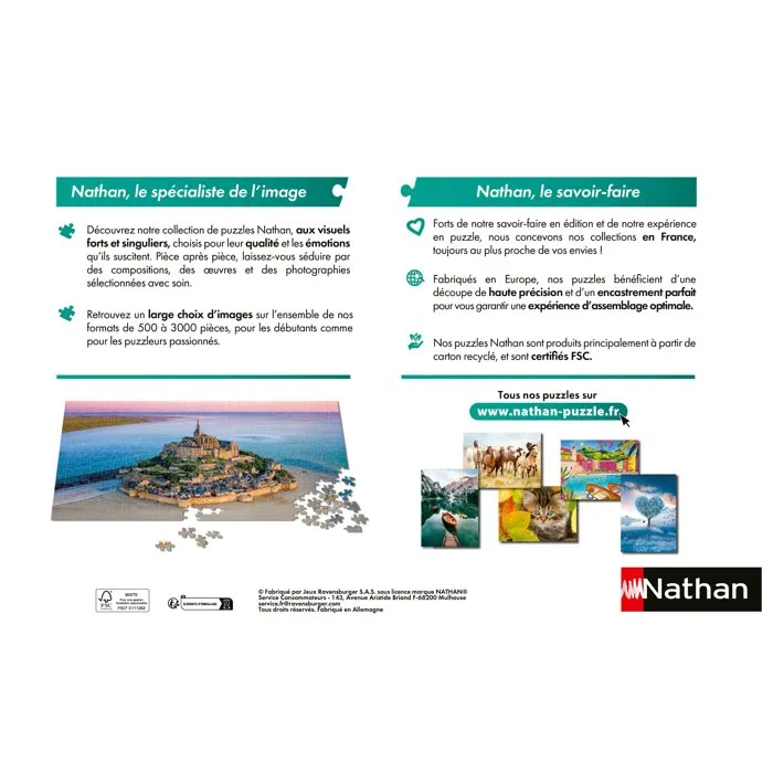 Nathan Puzzle Rompecabezas 2000 Piezas, Gatitos Siberianos, Colección Ternura, Edad Recomendada 14 Años, Ref: 12001868 Nathan Puzzle Rompecabezas 2000 Piezas, Gatitos Siberianos, Colección Ternura, Edad Recomendada 14 Años, Ref: 12001868