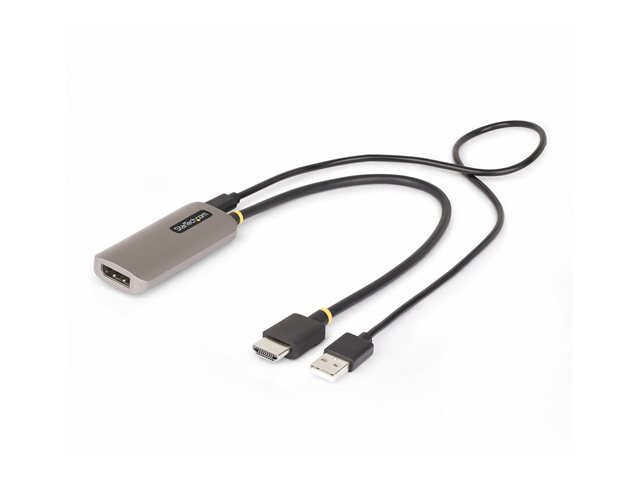 StarTech.com Adaptador Activo HDMI 2.1 a DisplayPort 1.4 Conversor - 8K 60Hz HDR 10-Bit - Cable 30cm - DP1P121HDCPW