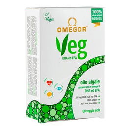 Omegor Veg Omega 3 Vegetal 60 Cápsulas