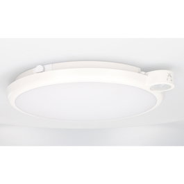 GSC Evolution Plafón de techo LED Kamina con sensor de movimiento y crepuscular 20W 6000K