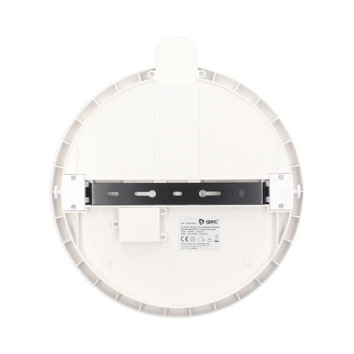 GSC Evolution Plafón de techo LED Kamina con sensor de movimiento y crepuscular 20W 6000K