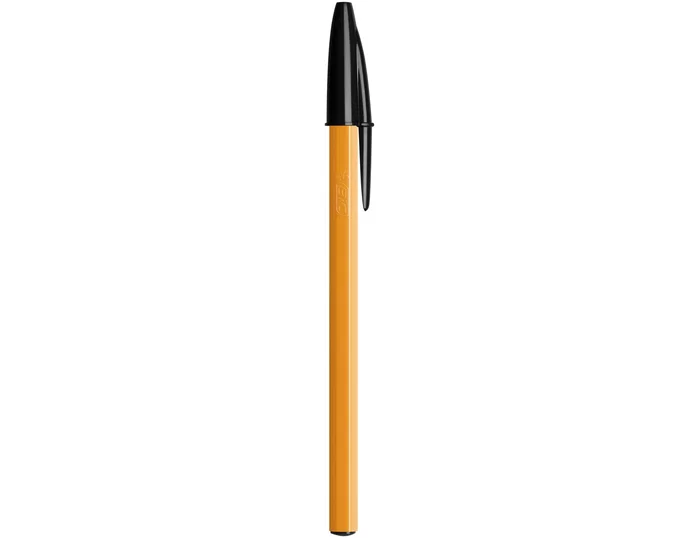Bic Bolígrafo Original Fine Naranja Tinta Negra Pack de 20