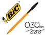 Bic Bolígrafo Original Fine Naranja Tinta Negra Pack de 20
