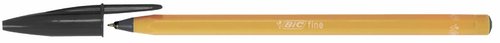 Bic Bolígrafo Original Fine Naranja Tinta Negra Pack de 20