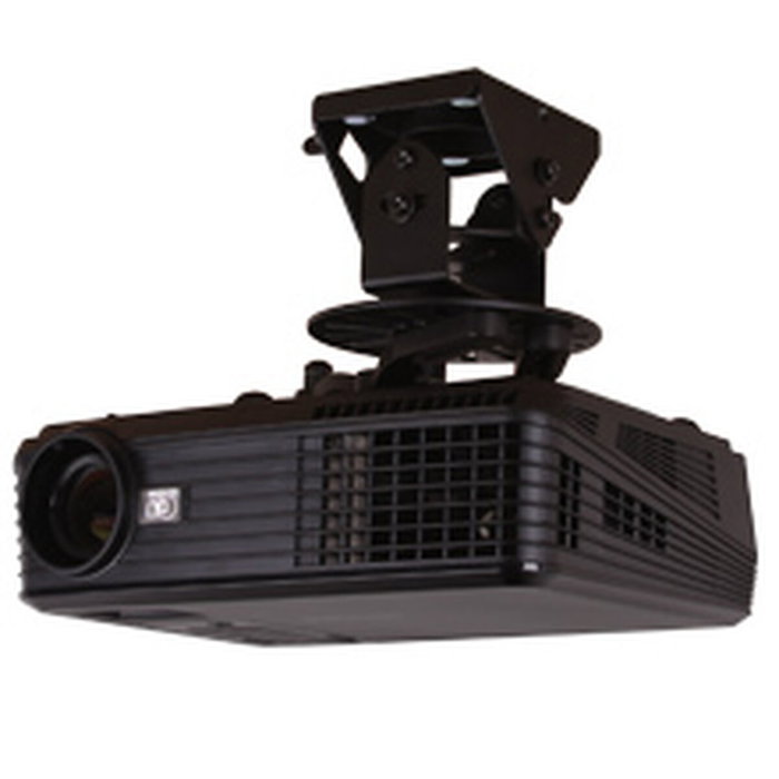 B-Tech BT899 Soporte de Techo para Proyector Negro con Microajuste