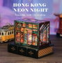 Maqueta Book Nook Hong Kong Neon Light 13 x 17 cm