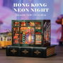 Maqueta Book Nook Hong Kong Neon Light 13 x 17 cm
